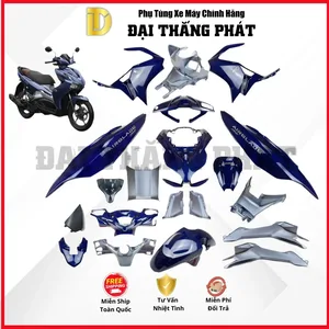 (Có bán lẻ) Dàn nhựa xe Air Blade 150cc K1F/K1G (2020-2021-2022) Bản Tiêu Chuân -Xanh Bạc Đen -PB421M- chính hãng Honda
