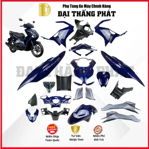 (Có bán lẻ) Dàn nhựa xe Air Blade 125cc K1F/K1G (2020-2021-2022) Màu Xanh bạc – PB421 chính hãng Honda