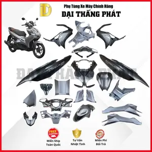 (Có bán lẻ) Dàn nhựa xe Air Blade 150cc K1F/K1G năm 2020 Phiên Bản Tiêu Chuẩn – Đen Bạc – NHC04M chính hãng Honda