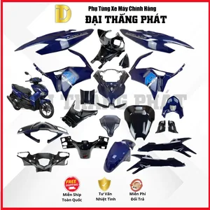 (Có bán lẻ) Dàn áo xe Air Blade 125cc K2Z/K3A (4Val) (2023-2024) màu Xanh Đen – PB421M – bản Tiêu chuẩn chính hãng Honda