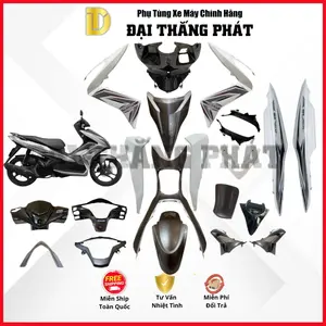 (Có bán lẻ) Dàn áo xe Air Blade 125cc K27 năm 2014 màu Trắng Xám – NHA62X chính hãng Honda