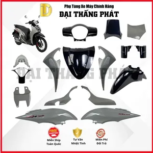 (Có bán lẻ) Dàn áo xe SH Mode 125cc K1N năm 2023 – màu Xám xi măng – NHC60 – Bản Thể thao – Phanh ABS chính hãng Honda
