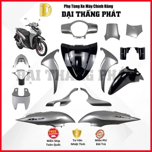 (Có bán lẻ) Dàn áo xe SH Mode 125cc K1N năm 2020 – màu Bạc Đen – NHB18M- Phiên bản Cá tính – Phanh ABS chính hãng Honda