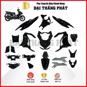 (Có bán lẻ) Dàn áo xe Air Blade 125cc K2Z/K3A (4Val) năm 2025 màu Đen bạc – NHB25M- bản Tiêu chuẩn chính hãng Honda