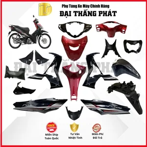 (Có bán lẻ) Dàn áo xe Future 125cc K73 năm 2019 Vành Nan – Màu Đen – NH-B25M chính hãng Honda