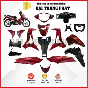 (Có bán lẻ) Dàn áo xe Future 125cc K73 năm 2022 Vành Đúc – Phiên bản cao cấp – Màu Đỏ – R350C chính hãng Honda