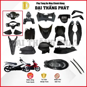 (Có bán lẻ) Dàn nhựa nhám xe Air Blade 110cc KVG (Chế cơ) (2007-2008) chính hãng Honda