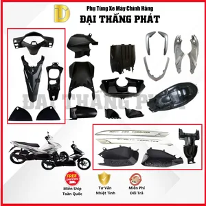 (Có bán lẻ) Dàn nhựa nhám xe Air Blade FI 110cc (Phun xăng điện tử) KVG (2009-2010) chính hãng Honda
