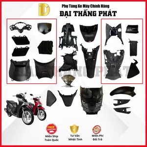 (Có bán lẻ) Dàn nhựa nhám xe SH 125/150cc K77 (2016-2019) chính hãng Honda
