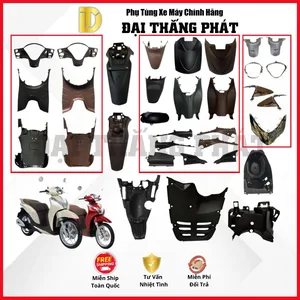 (Có bán lẻ) Dàn nhựa nhám xe SH Mode K29 – Màu Đen Nâu chính hãng Honda
